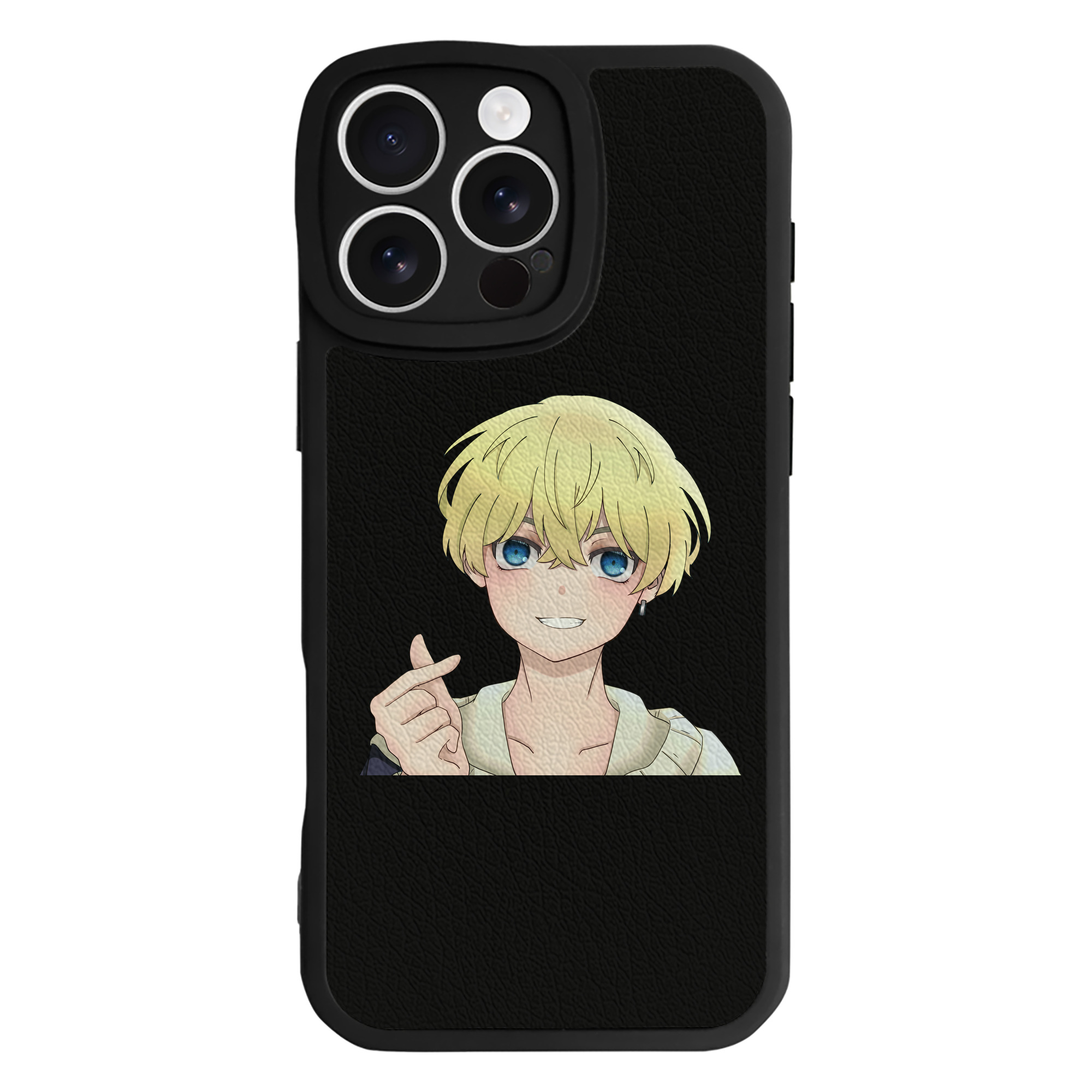 （画像用） 東京リベンジャーズ Tokyo Revengers 【iPhone 16シリーズ対応】シリコンスマホケース（レザー調） 材質：シリコン